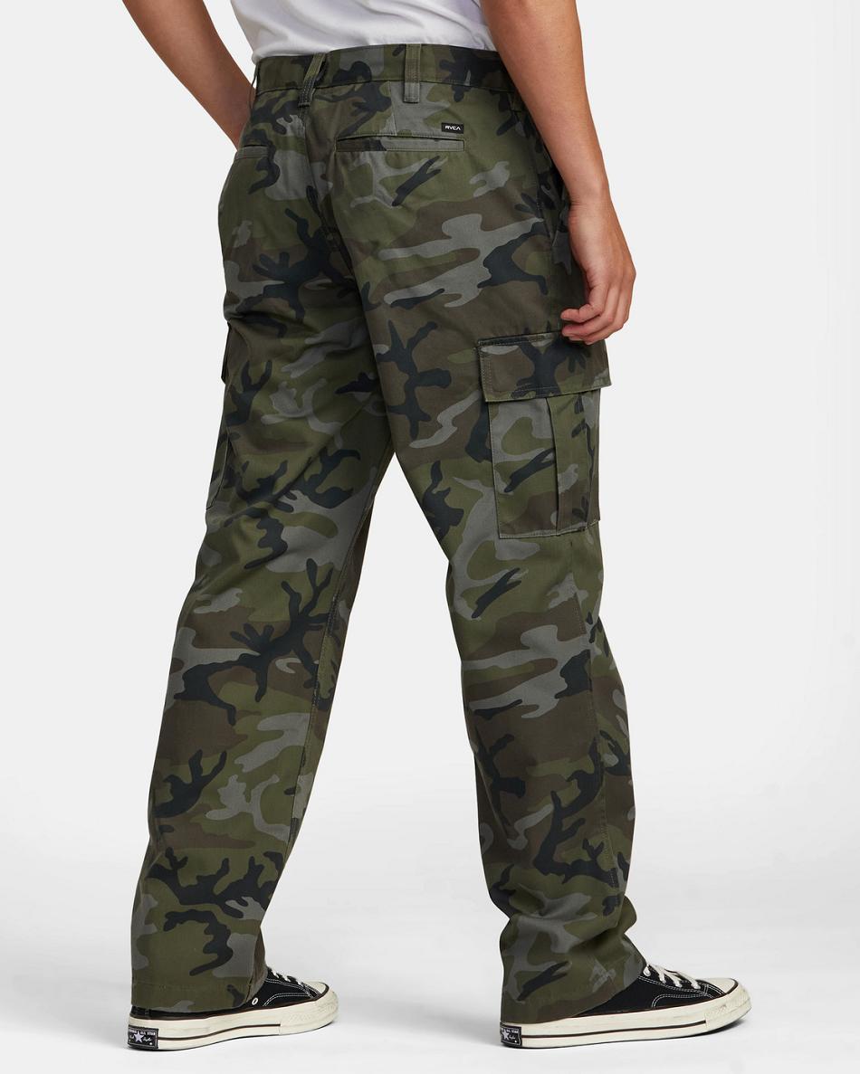 Pantalones Rvca Americana Cargo Hombre Camuflaje | COQAV85044