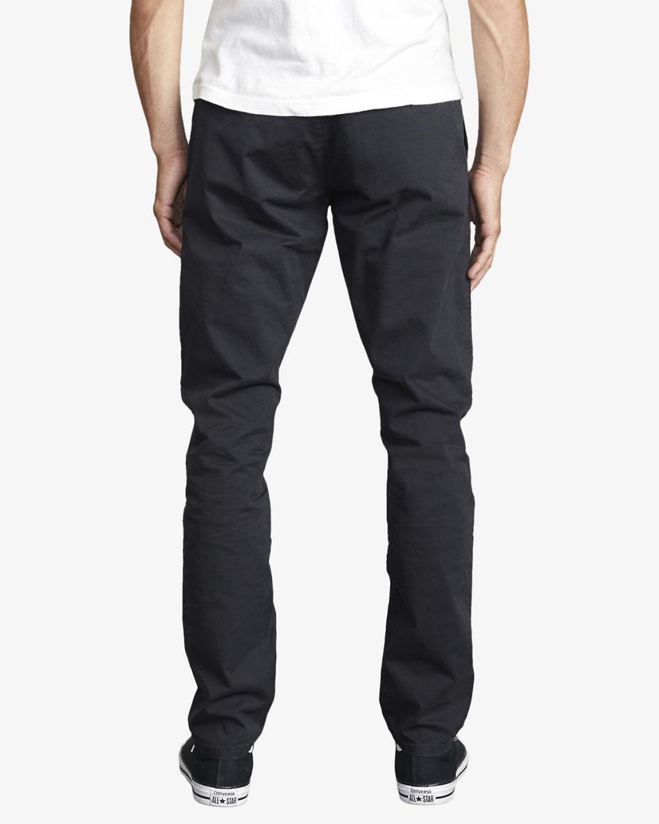 Pantalones Rvca Daggers Chino Hombre Negras | ZCOMJ98306