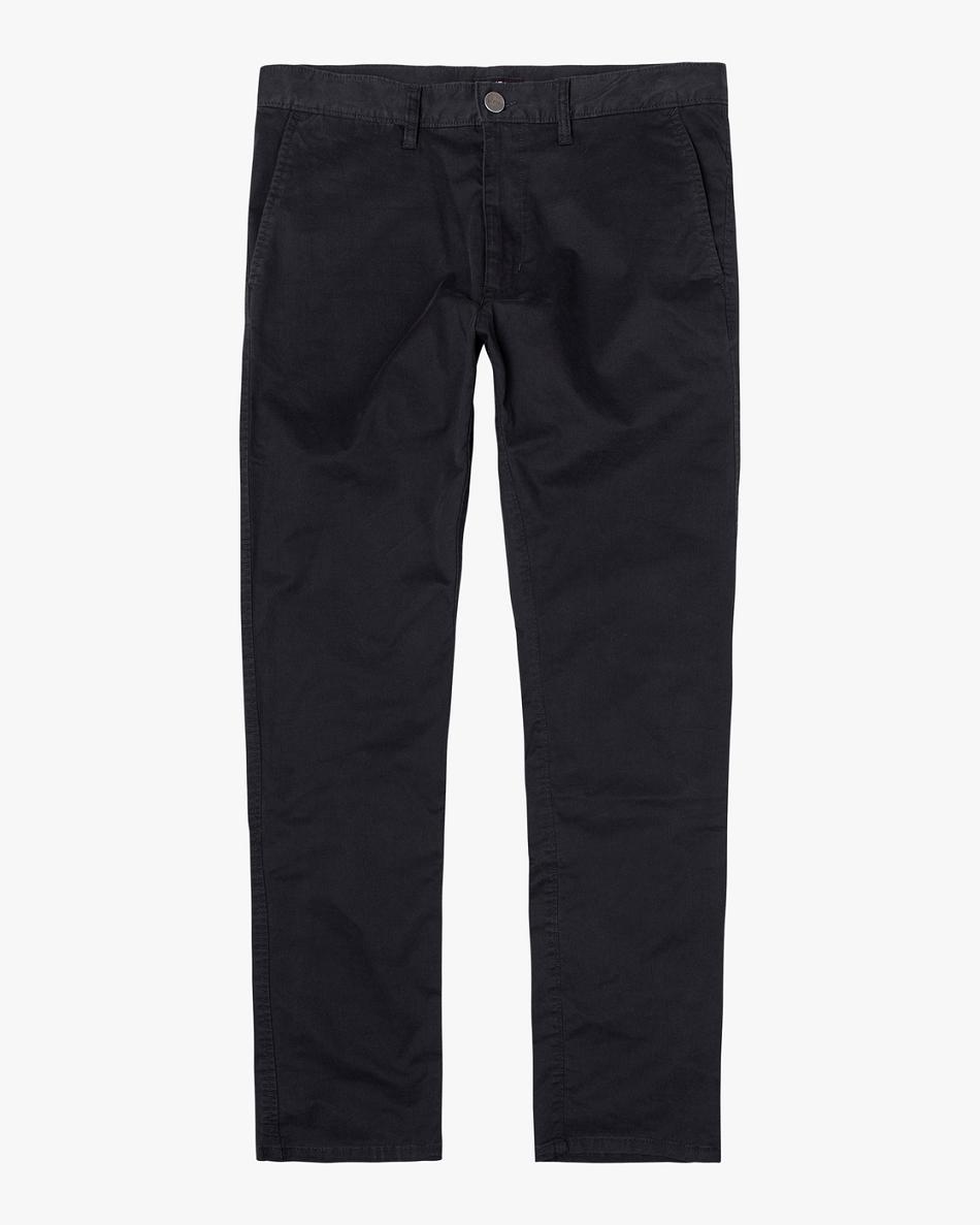 Pantalones Rvca Daggers Chino Hombre Negras | ZCOMJ98306