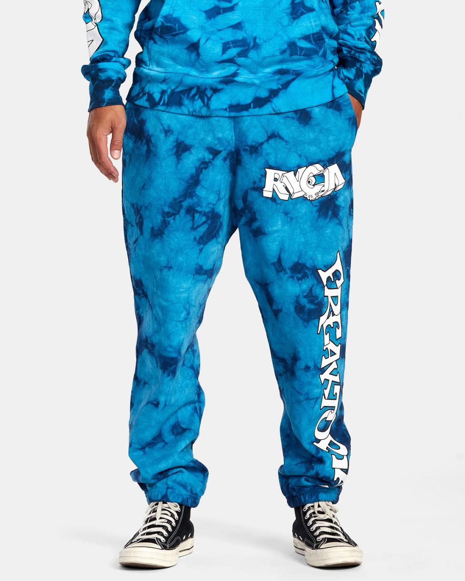 Pantalones Rvca Freaktopia Hombre Tie Dye | ZCOMJ52155