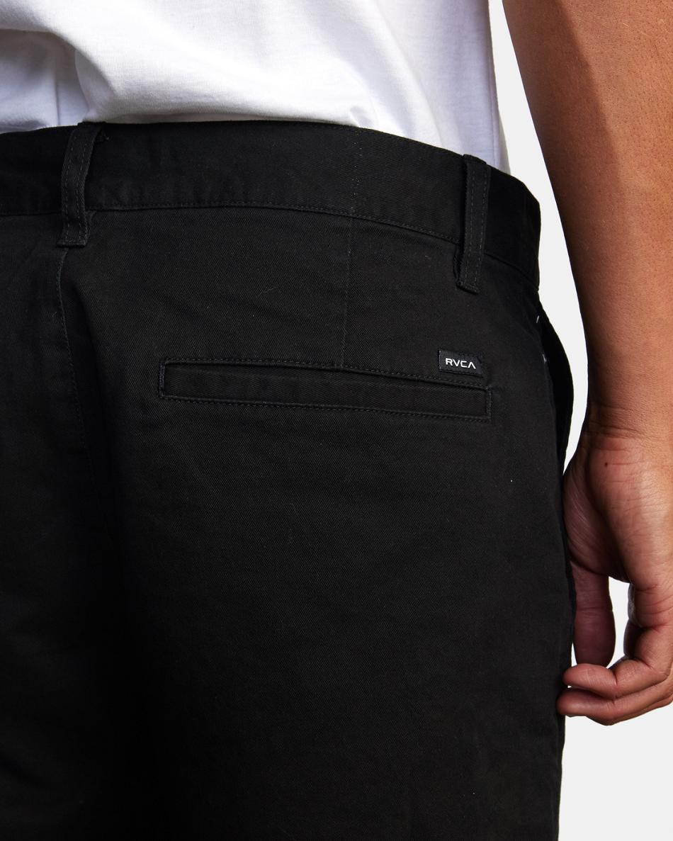 Pantalones Rvca HITCHER Hombre Negras | SCONY43671