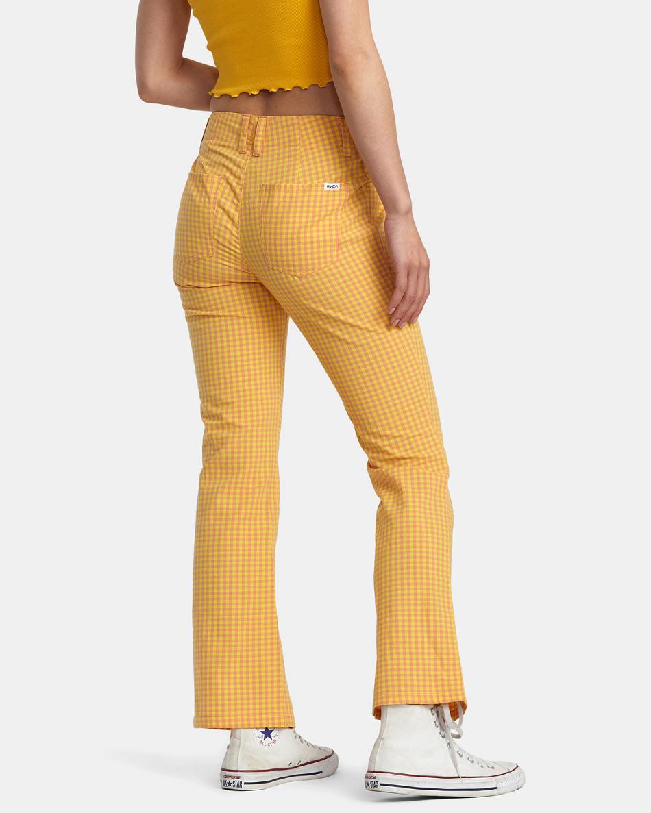 Pantalones Rvca Kennedy Cropped Mujer Lilikoi | COZPD71510