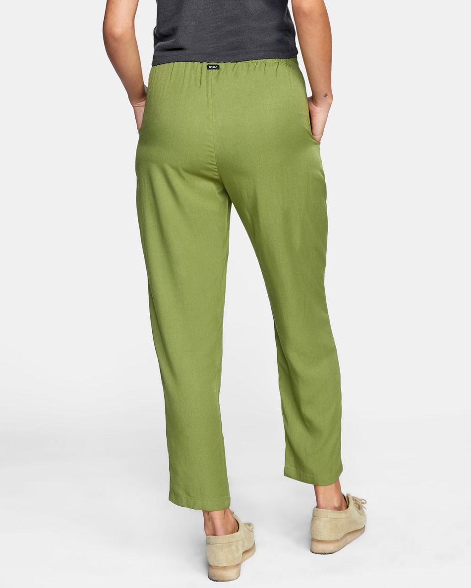 Pantalones Rvca New Yume Beach Mujer Verde | SCONY13495