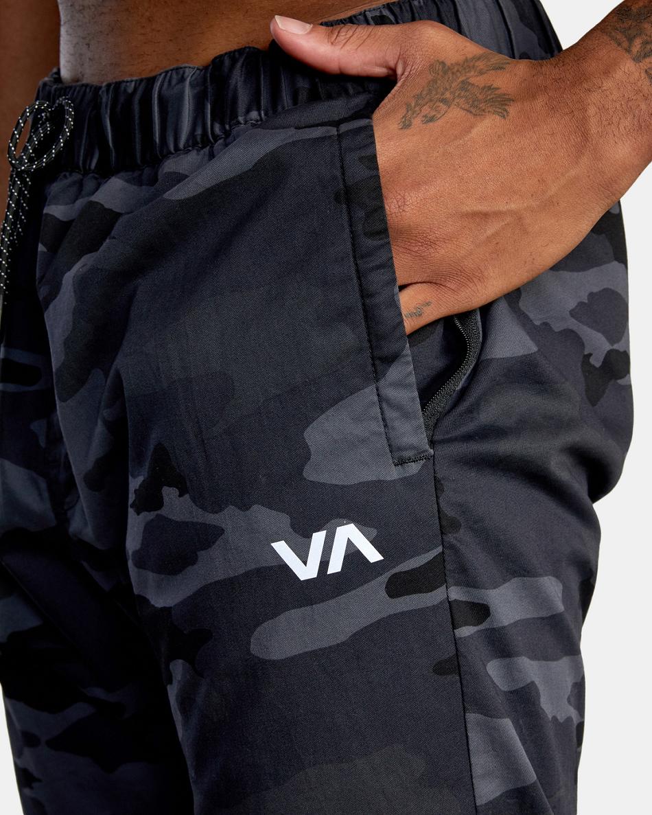 Pantalones Rvca Spectrum Pista III Hombre Camuflaje | COJKU27624