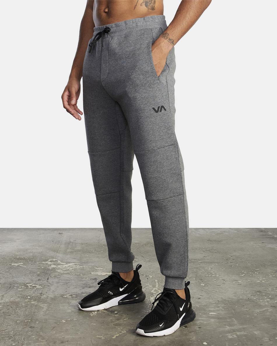 Pantalones Rvca Tech Fleece II Hombre Athletic Heather | XCOGW51368