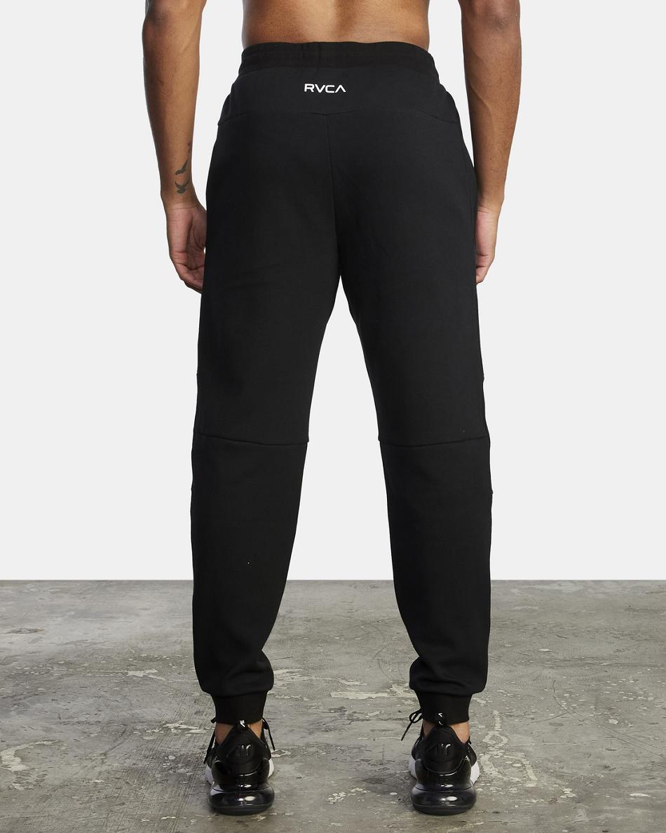 Pantalones Rvca Tech Fleece II Hombre Negras | ZCONQ80721