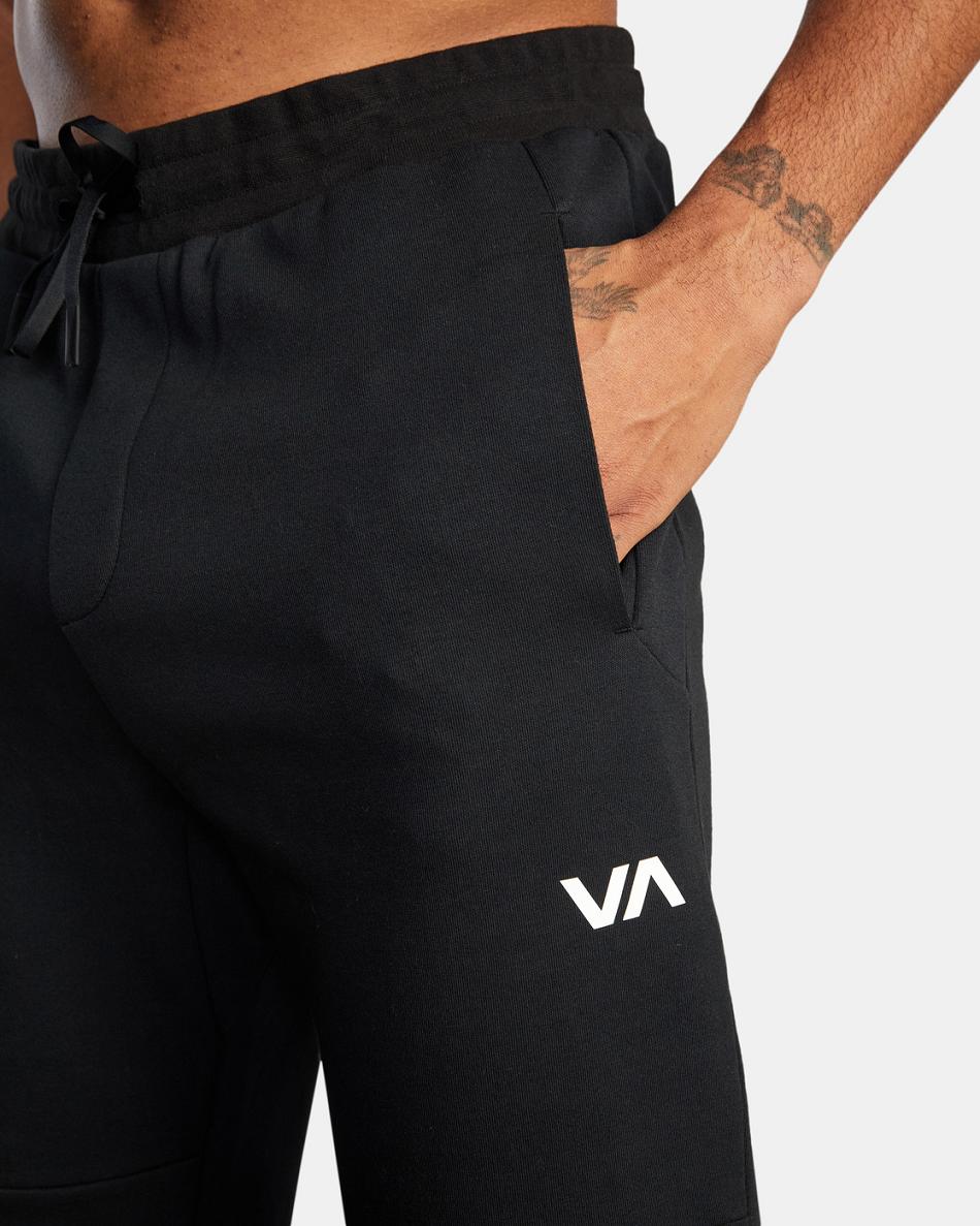 Pantalones Rvca Tech Fleece II Hombre Negras | ZCONQ80721