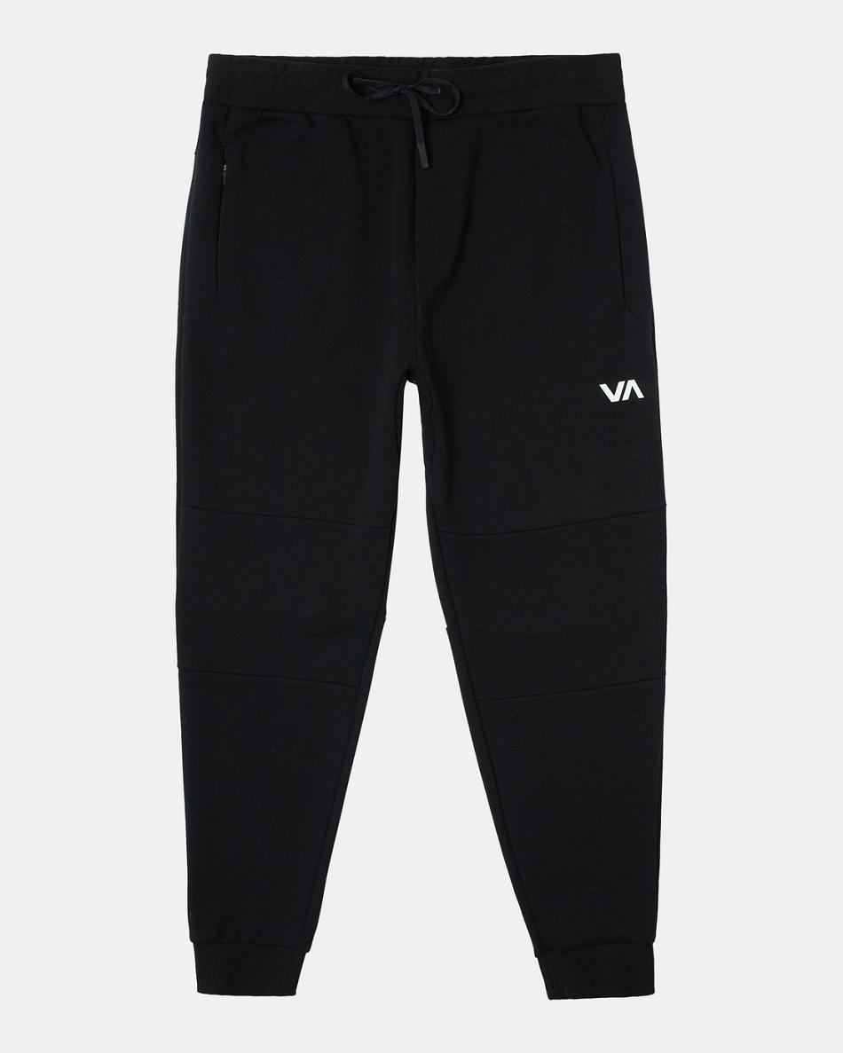 Pantalones Rvca Tech Fleece II Hombre Negras | ZCONQ80721