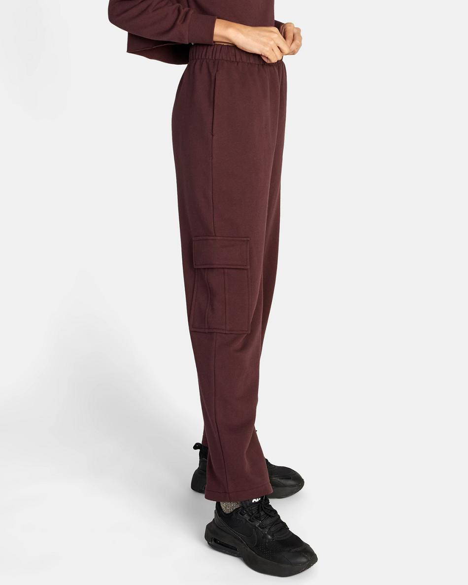 Pantalones Rvca Test Drive Cargo Mujer Espresso | COZPD34628