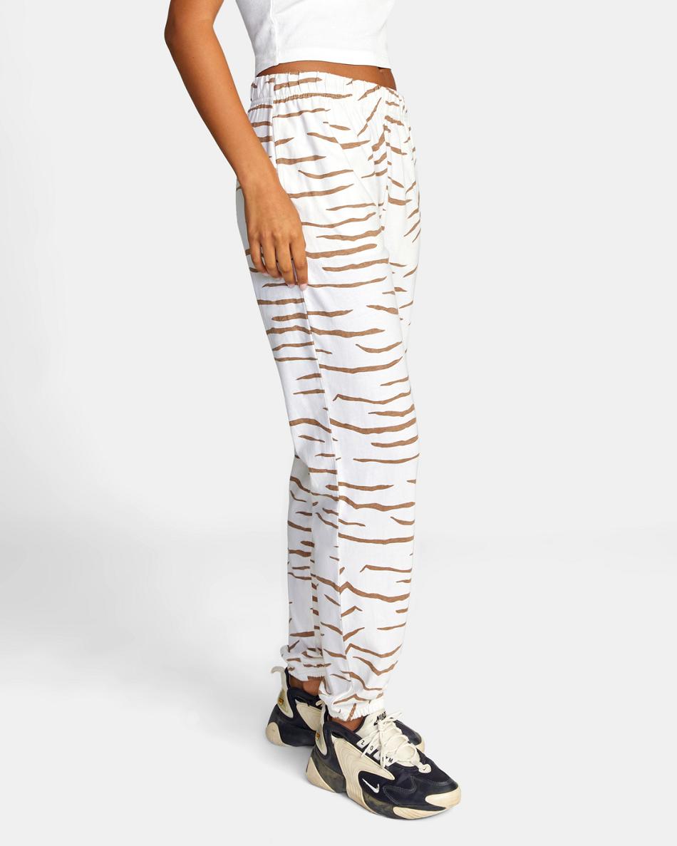 Pantalones Rvca Test Drive Mujer Wood | COCIF95968