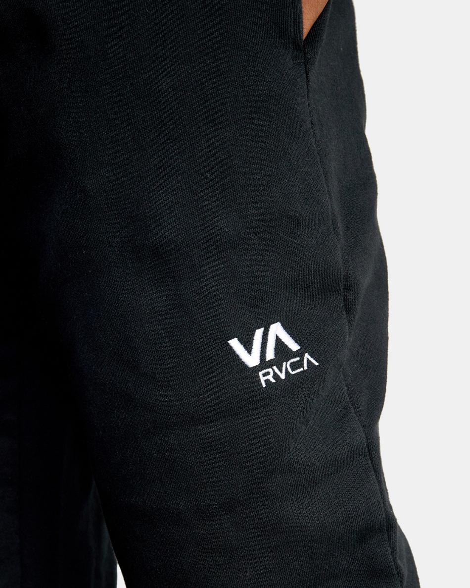 Pantalones Rvca VA Essential Hombre Negras | DCOKV96791