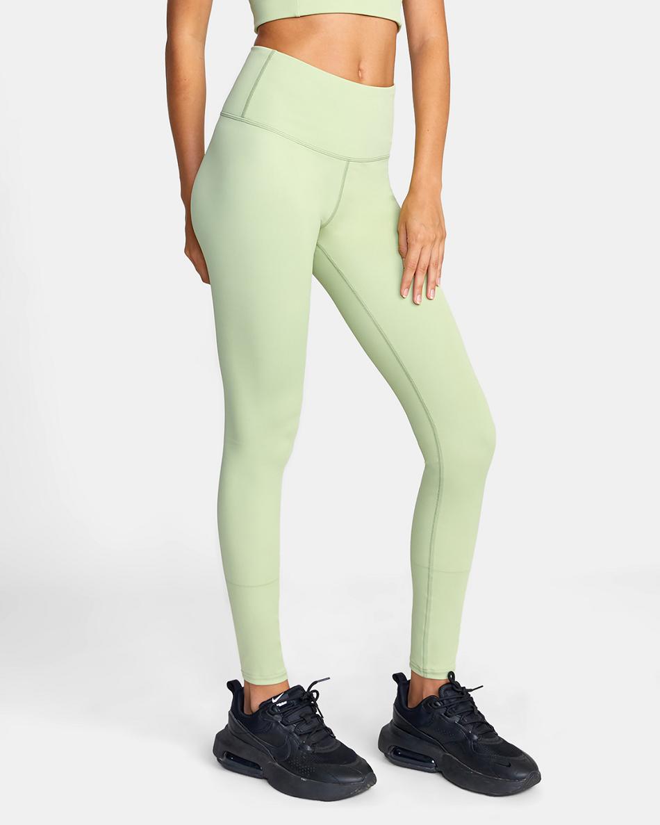 Pantalones Rvca VA Essential Workout Mujer Verde Menta | COZPD22290