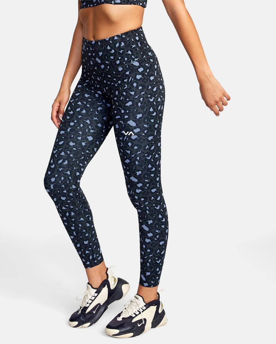 Pantalones Rvca VA Essential Workout Mujer Leo | FCOUI61234