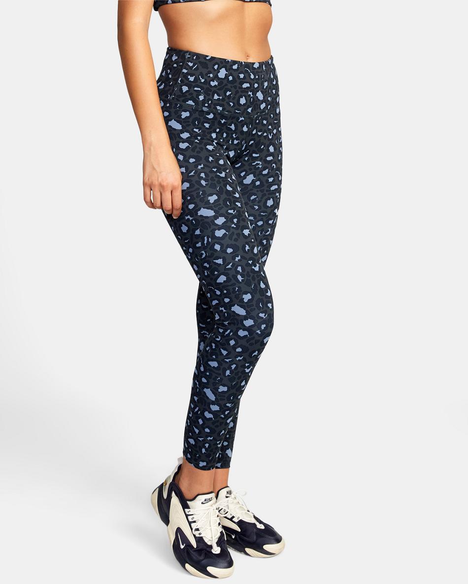 Pantalones Rvca VA Essential Workout Mujer Leo | FCOUI61234