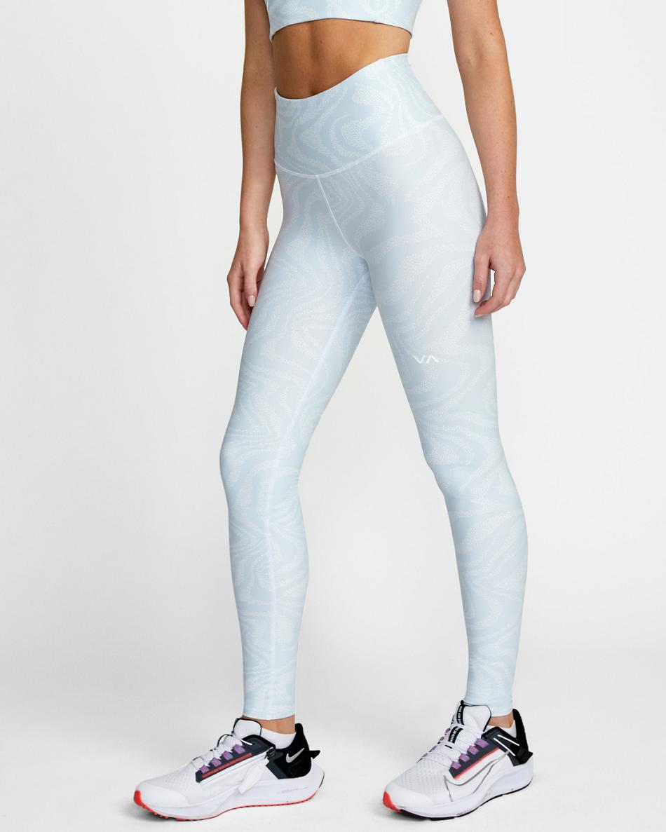 Pantalones Rvca VA Essential Workout Mujer Strata Sky | GCOEC23193