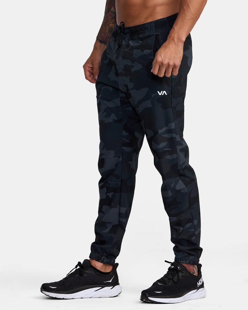 Pantalones Rvca Yogger Pista II Hombre Camuflaje | COXMI86461