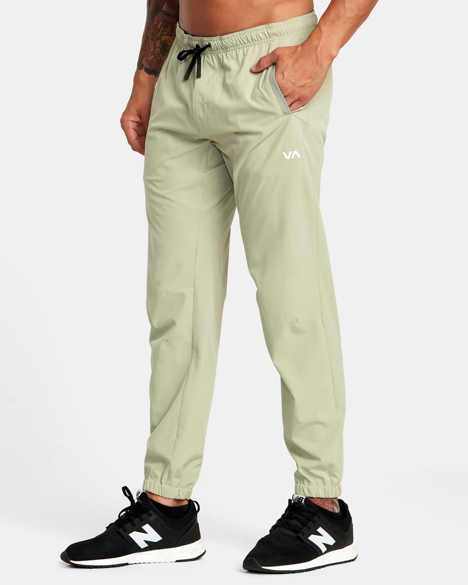 Pantalones Rvca Yogger Pista II Hombre Gris | ECOVG89053