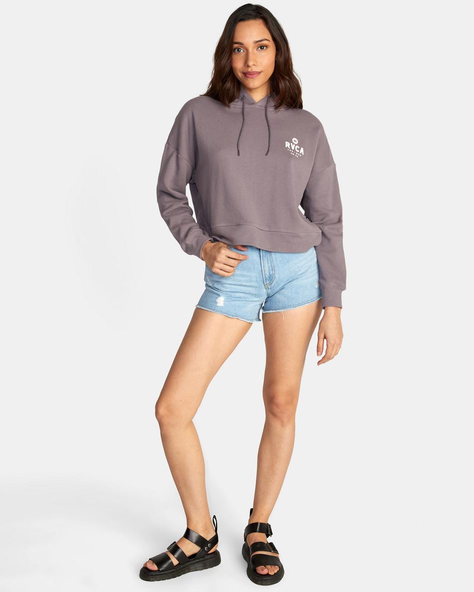 Ropa De Casa Rvca All Day Pullover Hoodie Mujer Shark | COZDE50161