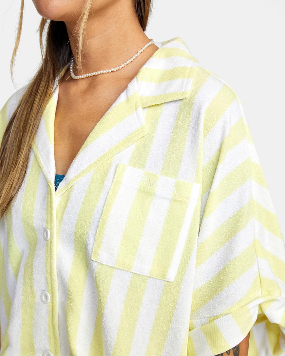 Ropa De Casa Rvca Beach Night Top Mujer Amarillo | XCOGW62280