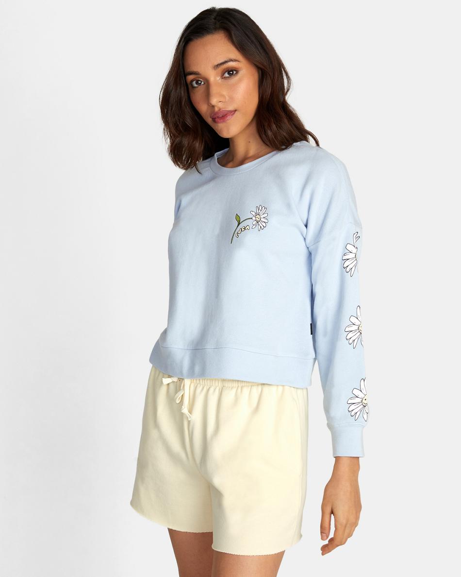 Ropa De Casa Rvca Better Dayz Terry Pullover Mujer Skyway | CODFL79564