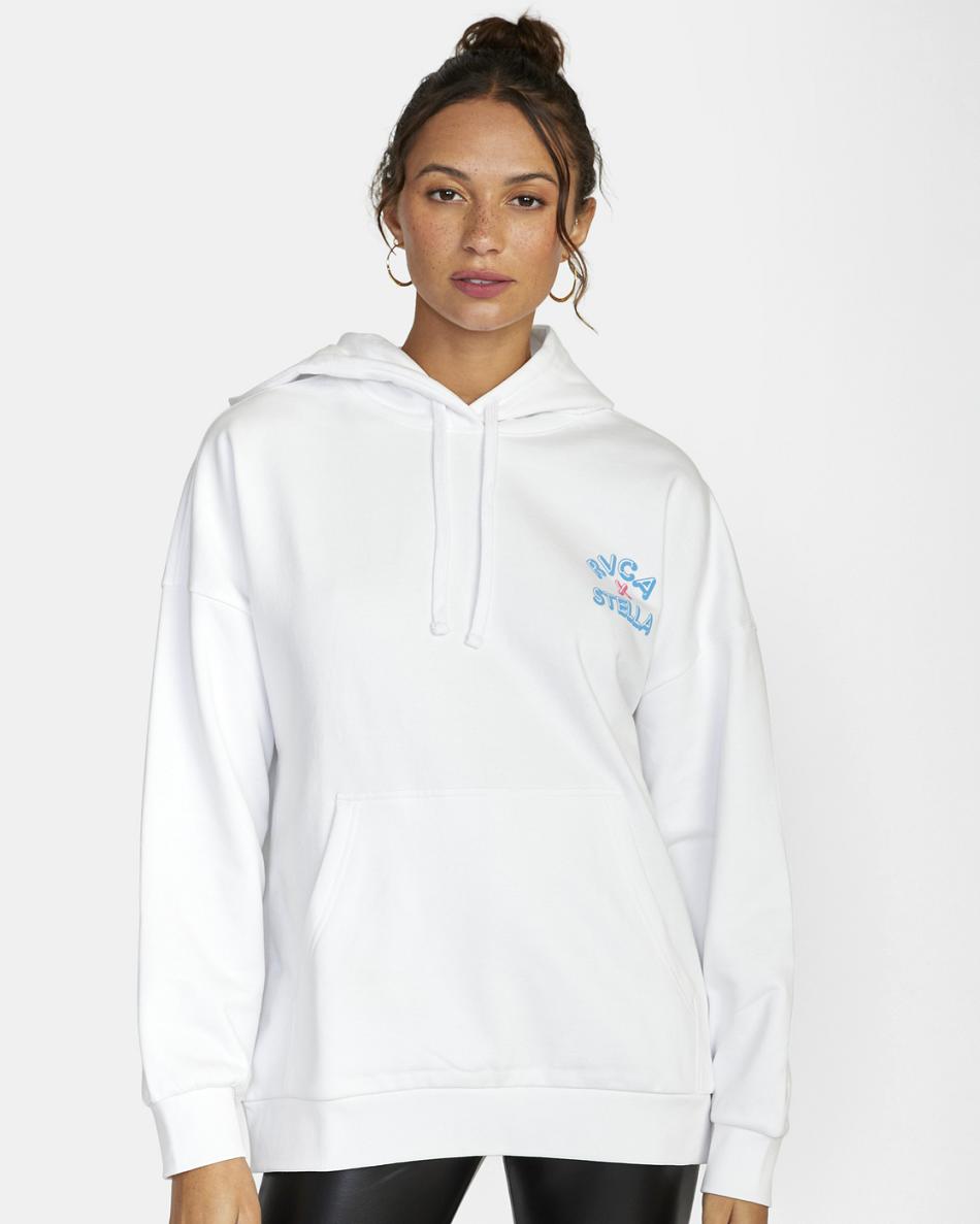 Ropa De Casa Rvca Cherub Boy Hoodie Mujer Blancas | COIIZ81153