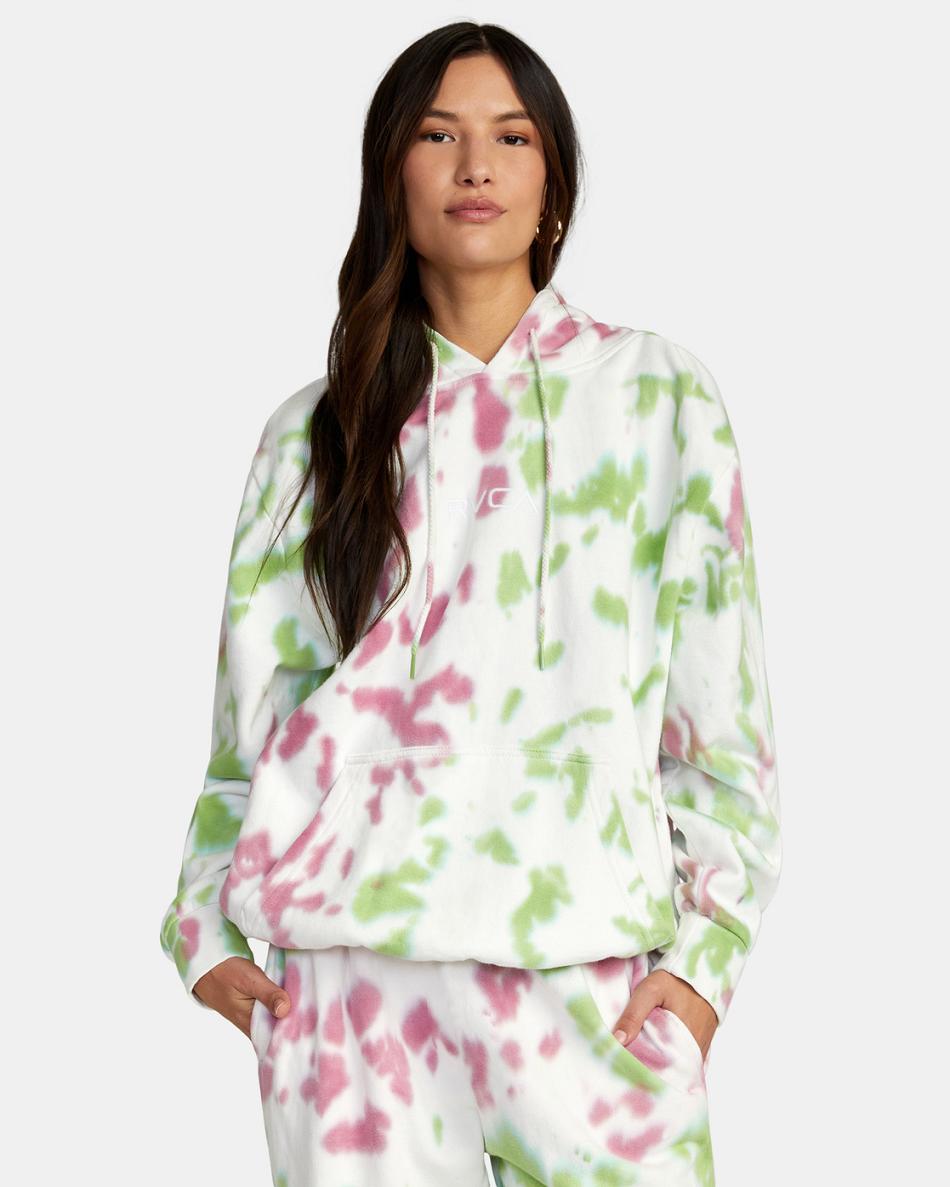 Ropa De Casa Rvca Little RVCA Tie-Dye Hoodie Mujer Multi | COEAH17759