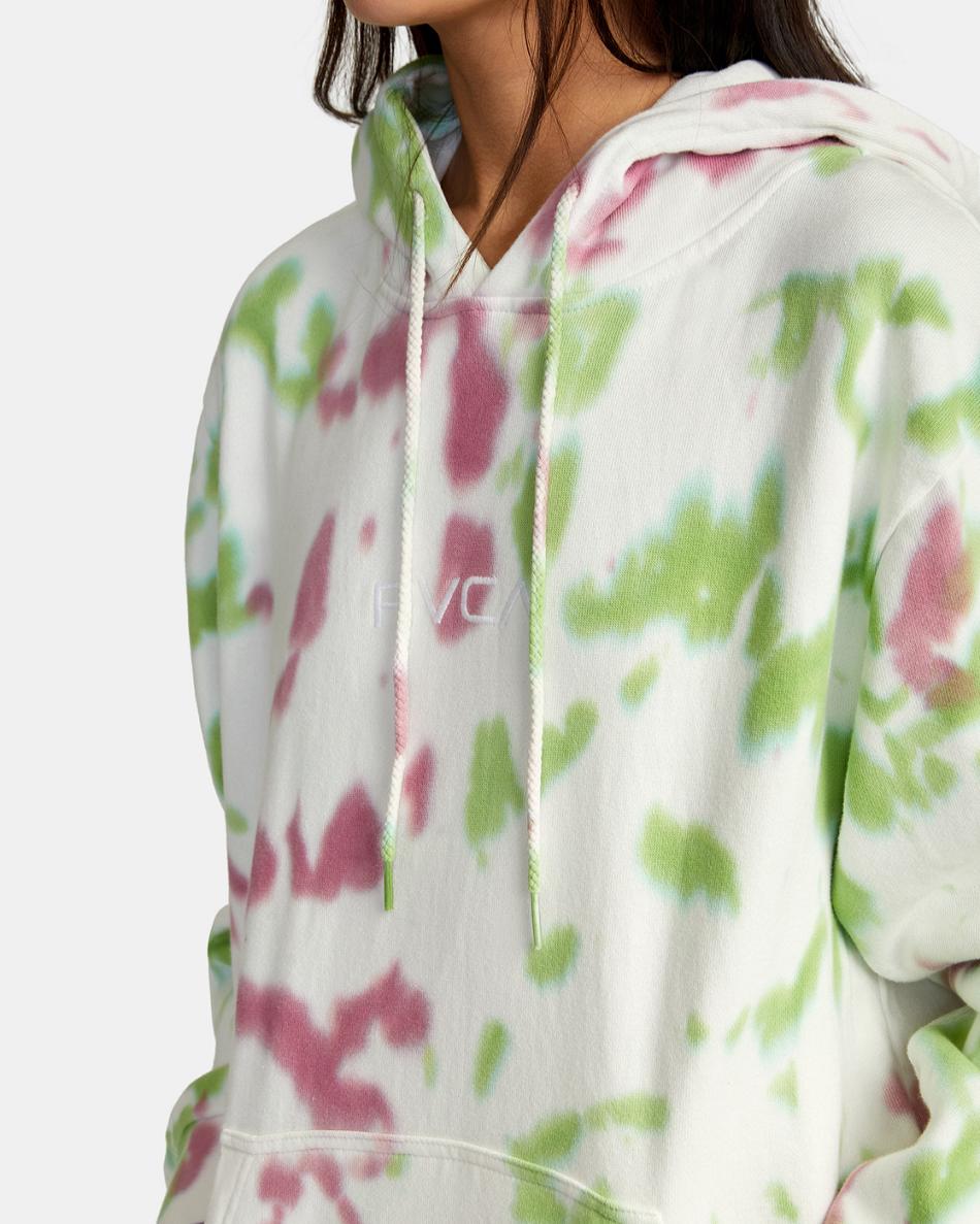 Ropa De Casa Rvca Little RVCA Tie-Dye Hoodie Mujer Multi | COEAH17759