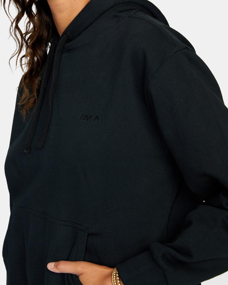 Ropa De Casa Rvca PTC Hoodie Mujer Negras | QCOUV23350