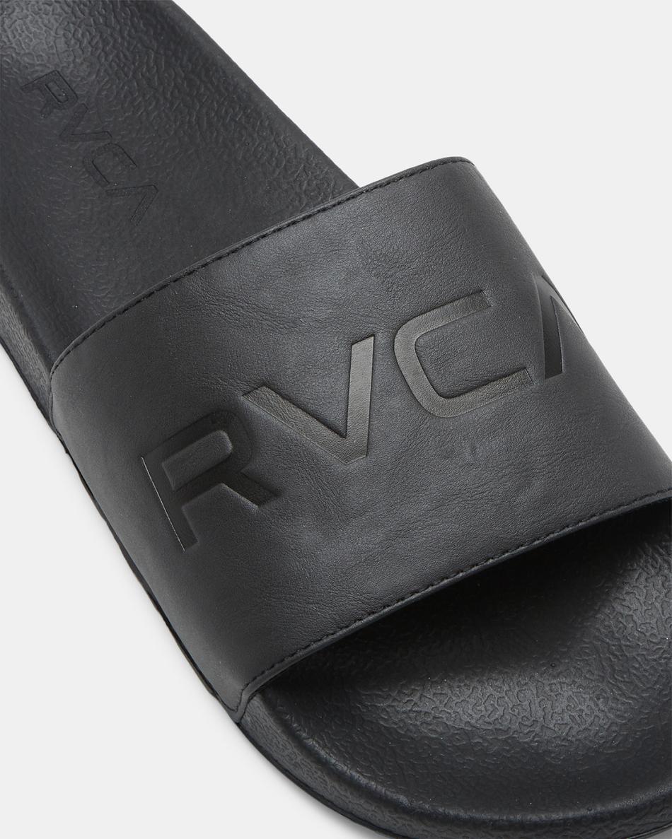 Ropa De Casa Rvca RVCA Deporte Chanclas Mujer Negras | COJZR59111