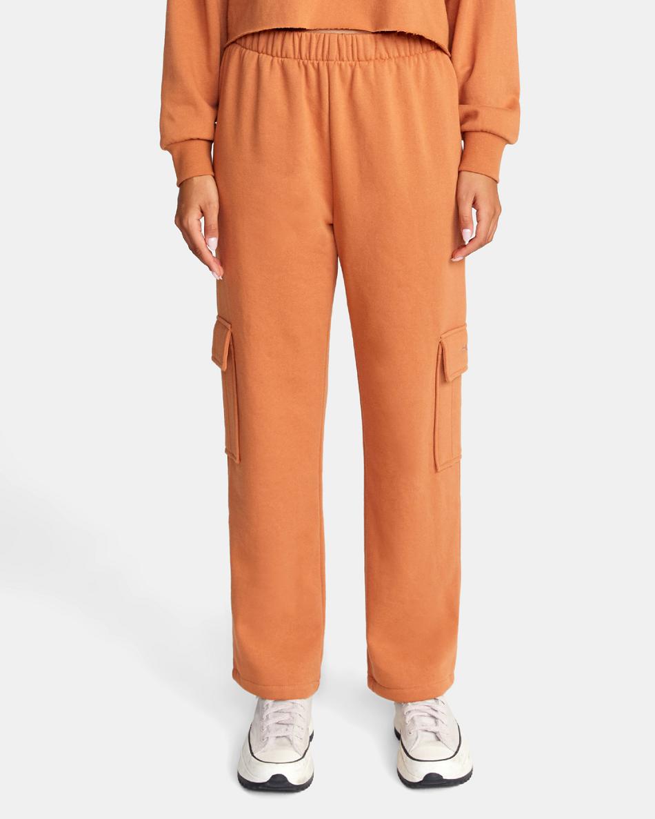 Ropa De Casa Rvca Test Drive Cargo Sweatpants Mujer Amber | ECOHC26740