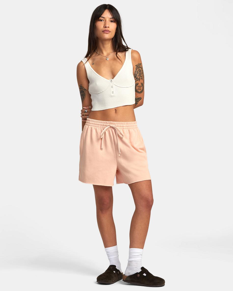 Ropa De Casa Rvca Test Drive Sweatshorts Mujer Rosas | ZCOMJ66510