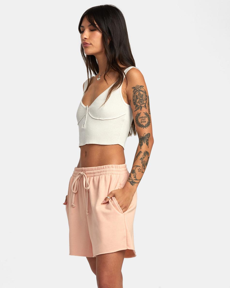 Ropa De Casa Rvca Test Drive Sweatshorts Mujer Rosas | ZCOMJ66510