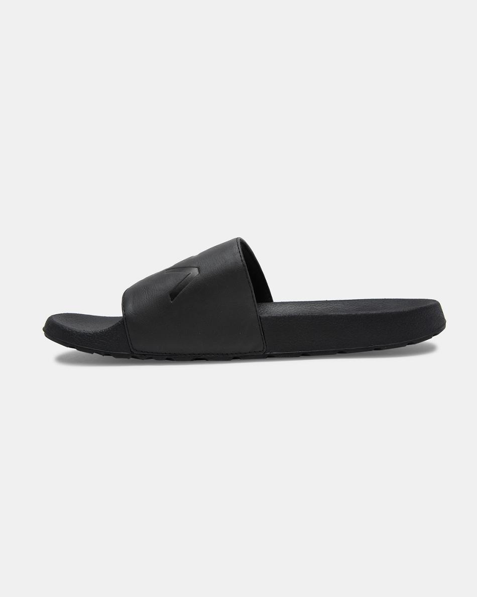 Sandalias Rvca RVCA Deporte Hombre Negras | COQCS62840