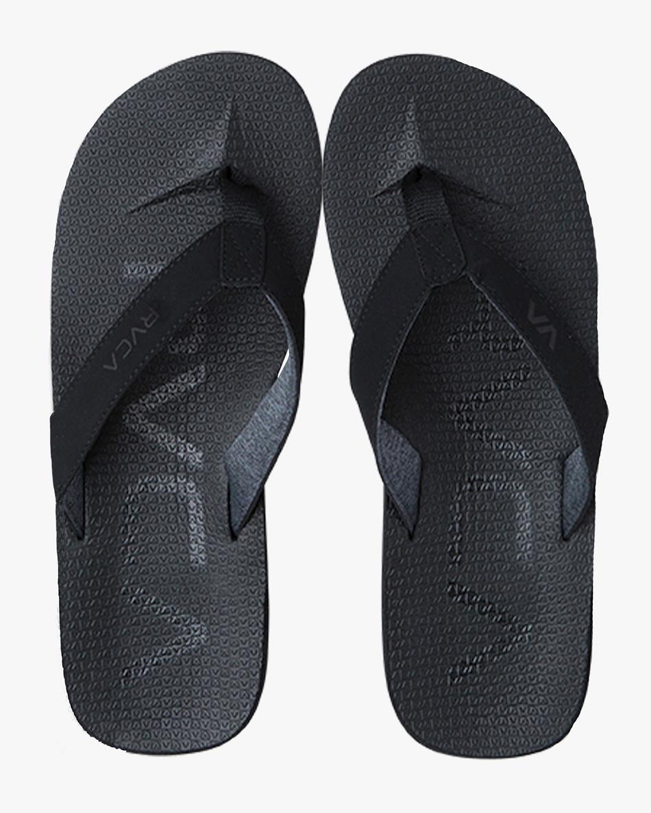 Sandalias Rvca Subtropic Hombre Negras | ECOVG67291