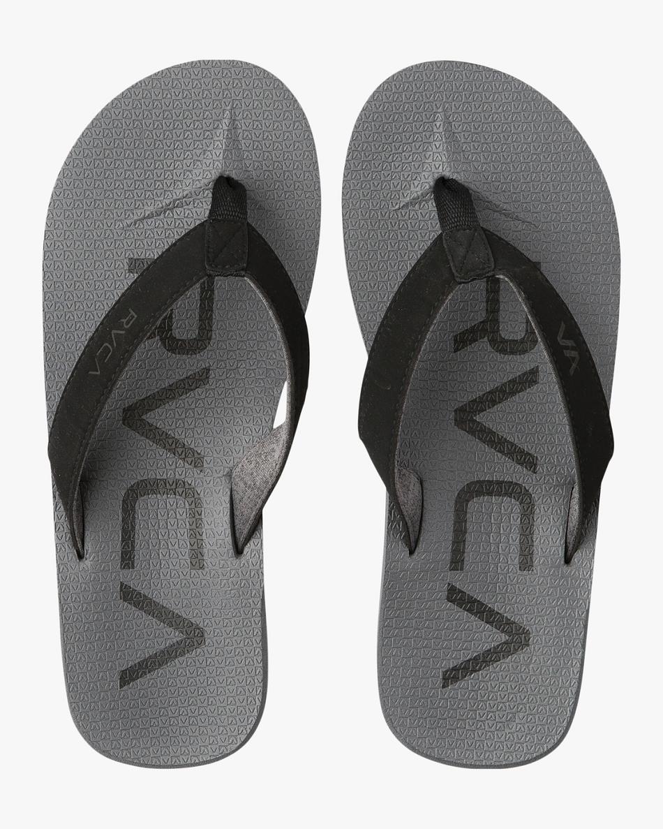 Sandalias Rvca Subtropic Hombre Smoke | COJVR82372