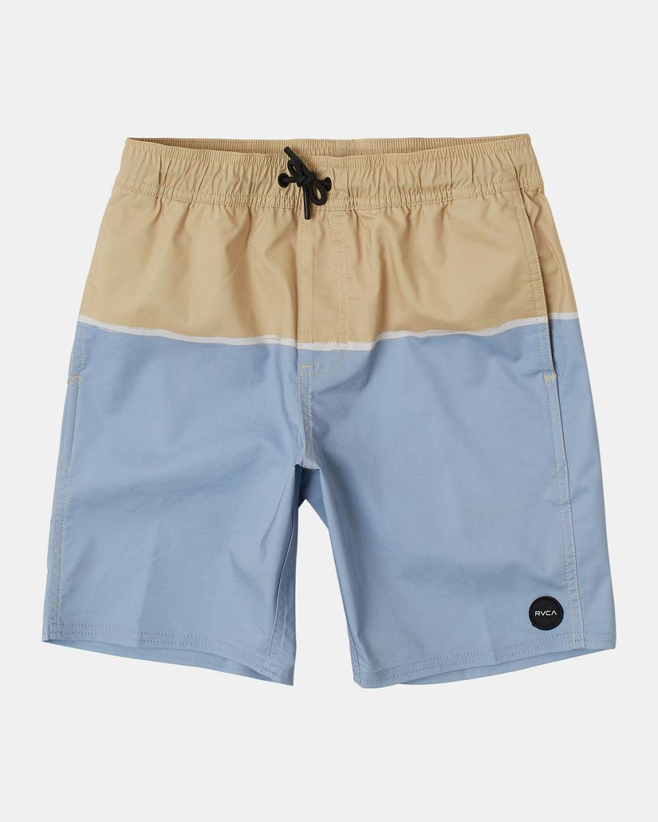 Shorts De Playa Rvca County Elastic Niño Southern Moss | UCOTG47671