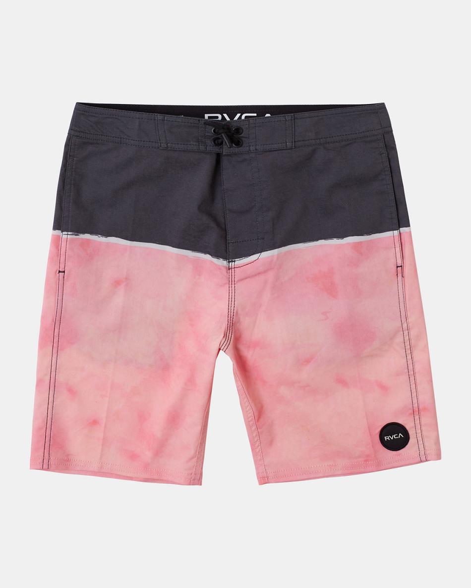 Shorts De Playa Rvca County Niño Flamingo | DCOVO54394