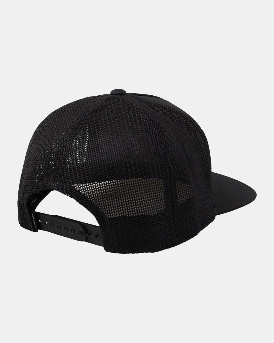 Sombreros Rvca All The Way Tech Trucker Hombre Negras | ECOVG66564