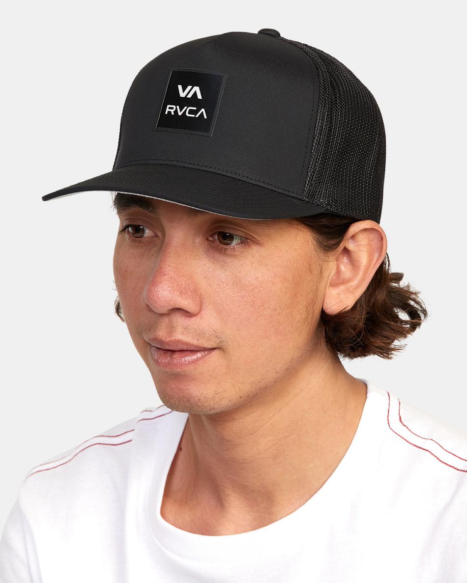 Sombreros Rvca All The Way Tech Trucker Hombre Negras | ECOVG66564