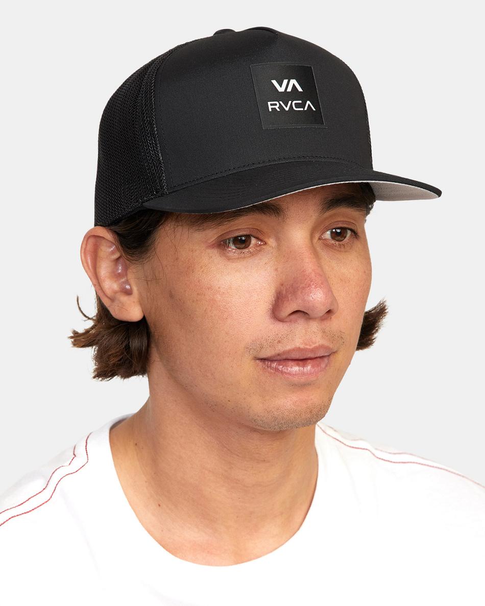 Sombreros Rvca All The Way Tech Trucker Hombre Negras | ECOVG66564