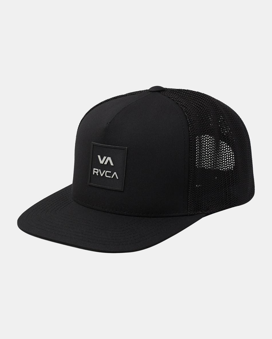 Sombreros Rvca All The Way Tech Trucker Hombre Negras | ECOVG66564