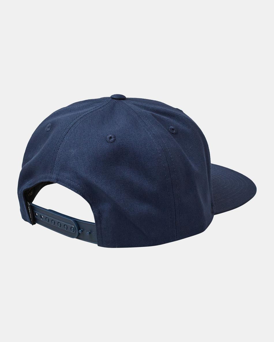 Sombreros Rvca Big Balance Snapback Hombre Azules | YCOVQ28394