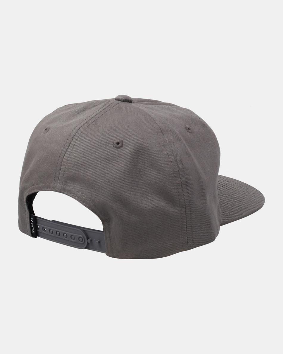 Sombreros Rvca Cobra Mirage Snapback Hombre Charcoal | PCOER70021