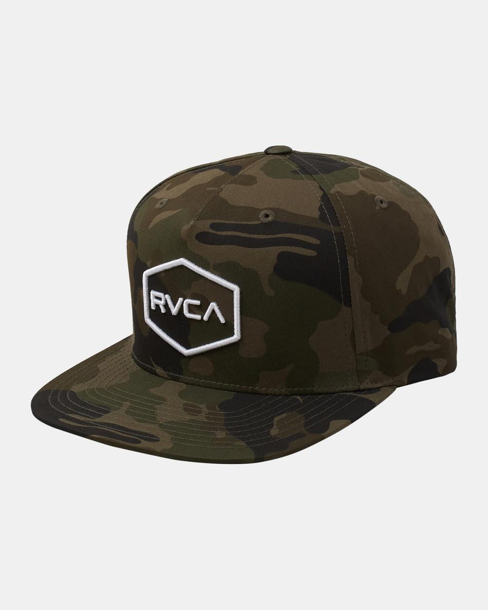 Sombreros Rvca Commonwealth Snapback Niño Camuflaje | TCOPQ53407