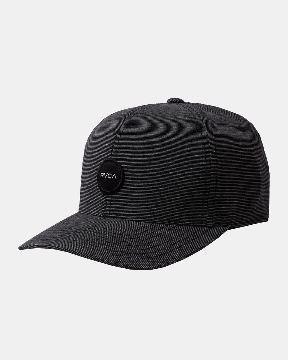 Sombreros Rvca Daggers Flexfit Hombre Negras | DCOVO47823