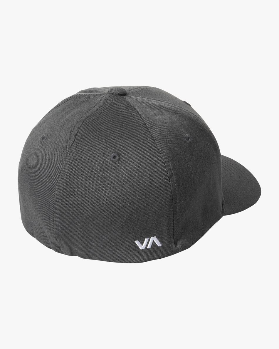 Sombreros Rvca FlexFit Hombre Gris Oscuro | DCOKV31246