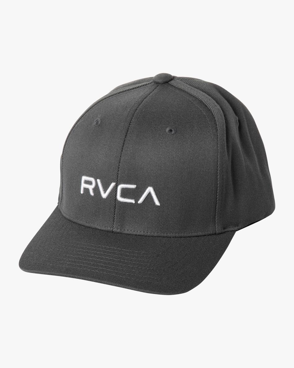 Sombreros Rvca FlexFit Hombre Gris Oscuro | DCOKV31246