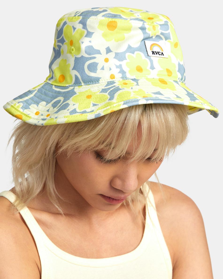 Sombreros Rvca Forever Bucket Mujer Azules | COZDE75757