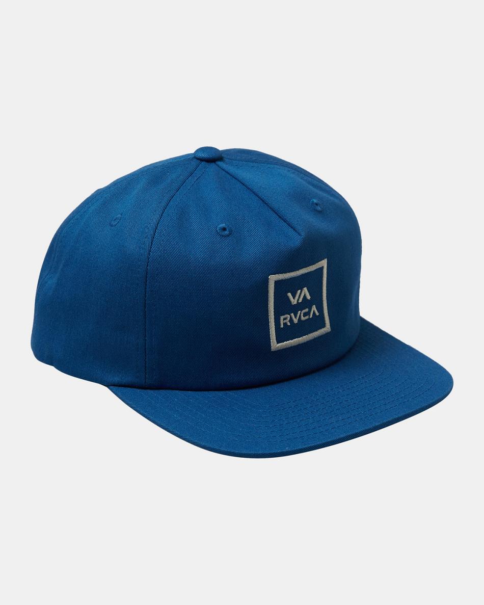 Sombreros Rvca Freeman Snapback Hombre Azules | PCOER39095