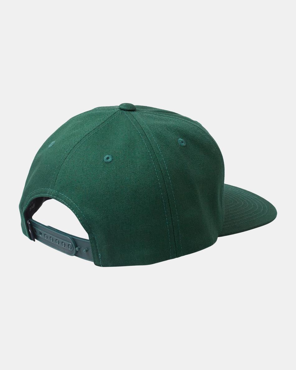 Sombreros Rvca Freeman Snapback Hombre Verde | COJVR84535